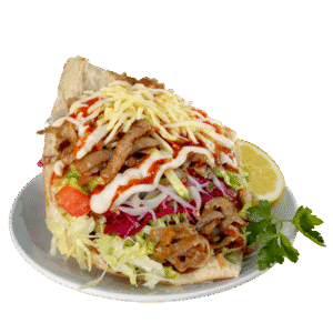 Döner Kebab mit Käse
