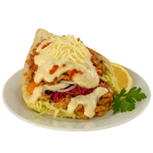 Chicken Döner mit Käse